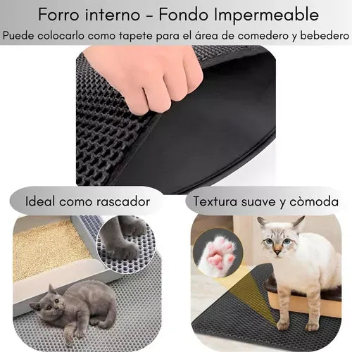 KittyComfort  Alfombra impermeable salida arenero para Gato ENVÍO GRATIS